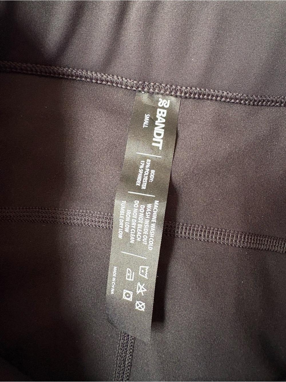 Men’s Brushed Stamina Tights (Bandit) - Picture 2 of 3
